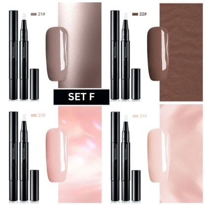 Nailyra | Nail Art Pens with Gel Polish and Fine Tip, Set