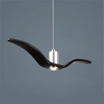 Lorenae – Wing-Shaped Modern LED Pendant Light Made of Acrylic & Metal