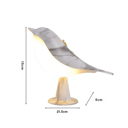 Thix Aviu | Lampe de table LED sans fil au design ludique d’oiseau