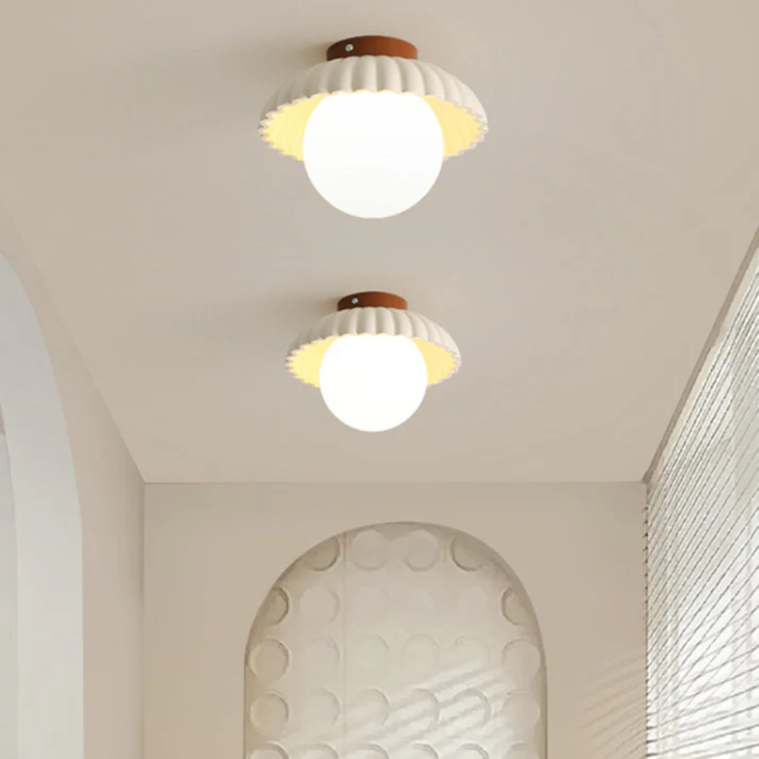 Jiora | Lampada da soffitto in stile industriale in ferro massiccio