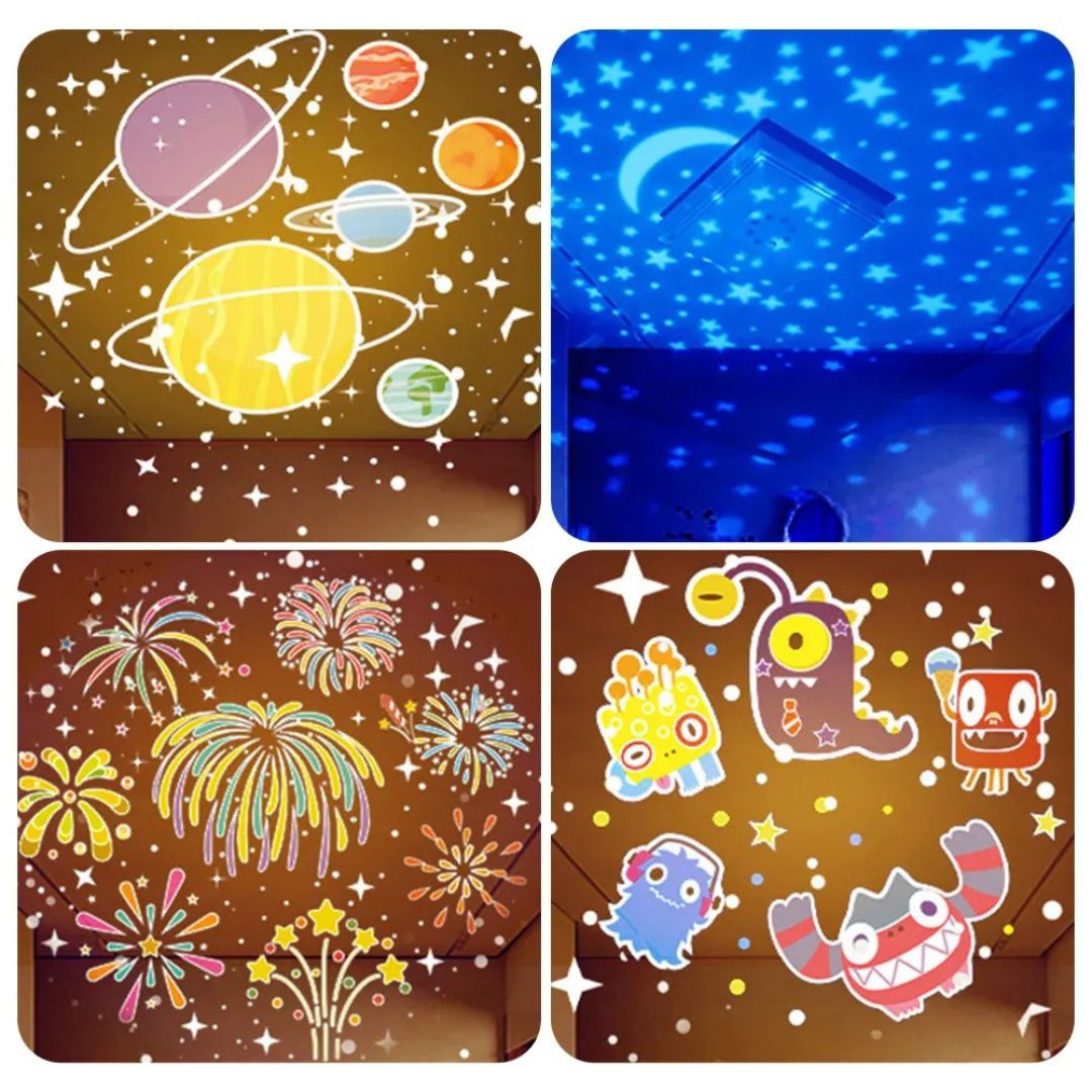 Traumilo | Sternenhimmel Projektor Kinder, 2in1 Nachtlicht mit USB