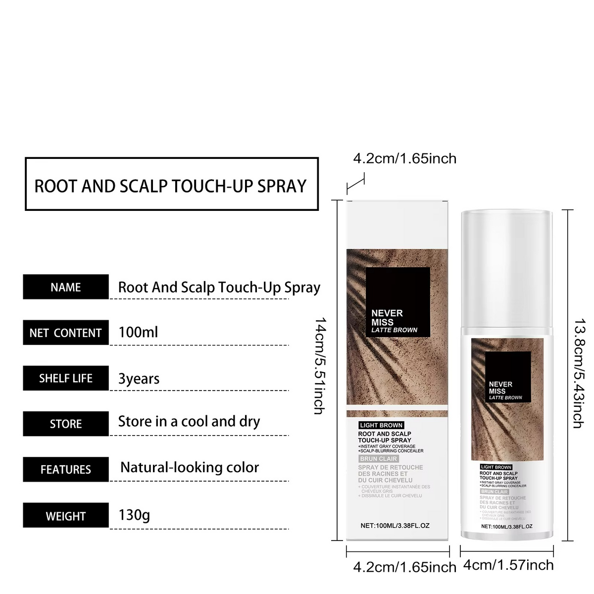 ColorVeil | Spray cubre raíces para canas con biotina, 70 ml