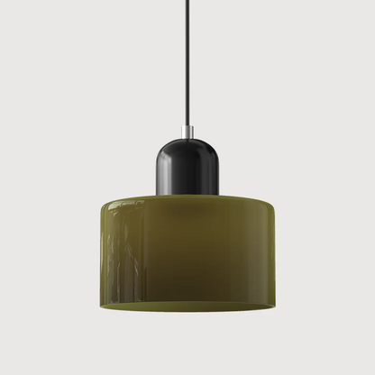 Lampada a sospensione Bauhaus con vetro a sfera | Design senza tempo | Vetro e metallo | Portalampada E27