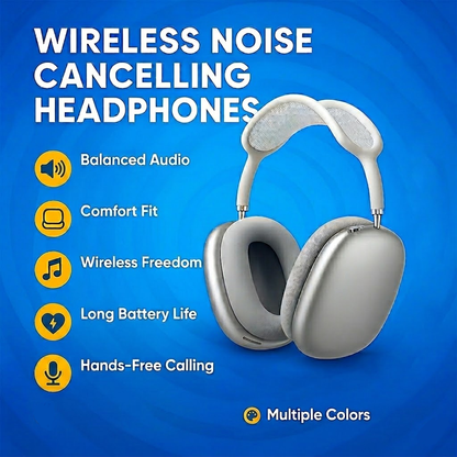Sonvika | Cuffie Bluetooth over-ear, pieghevoli, con microfono e USB-C