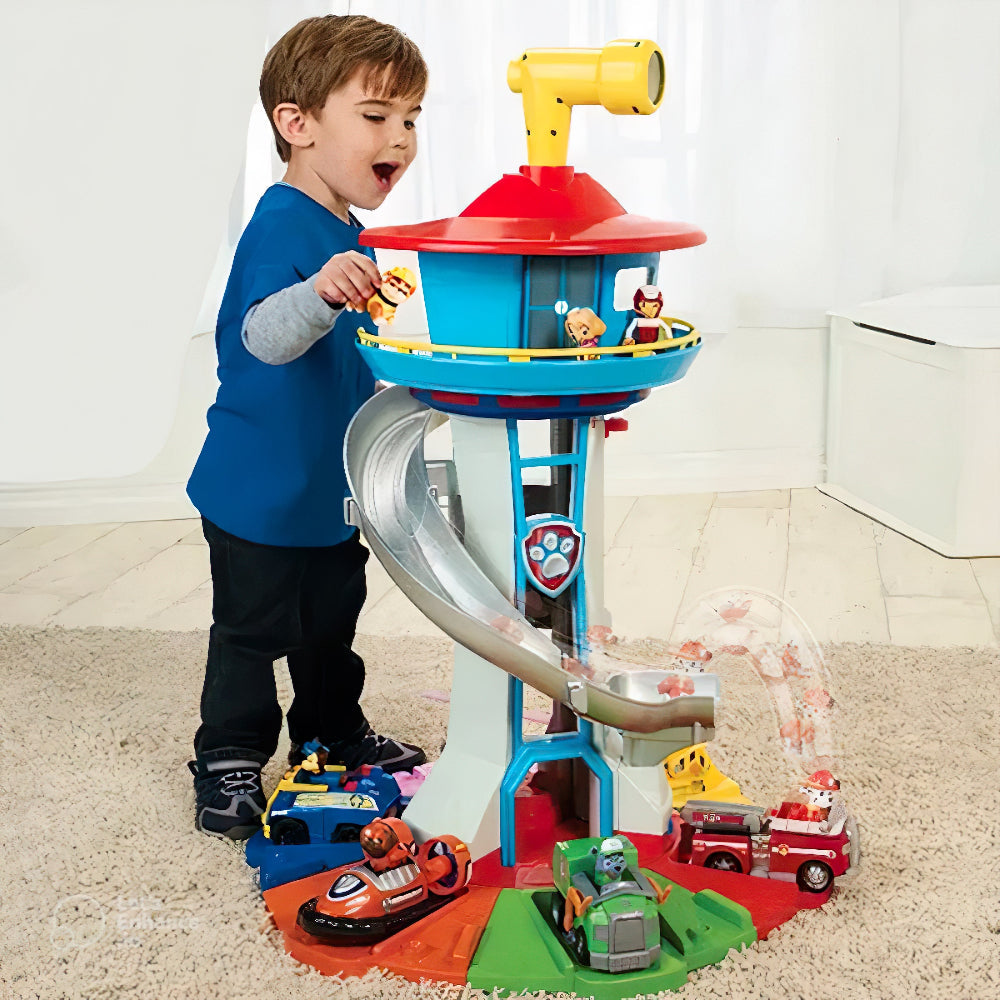 Abenteuerlicher Spielturm | Mehrstufiges Rutschturm-Set für Kinder 0