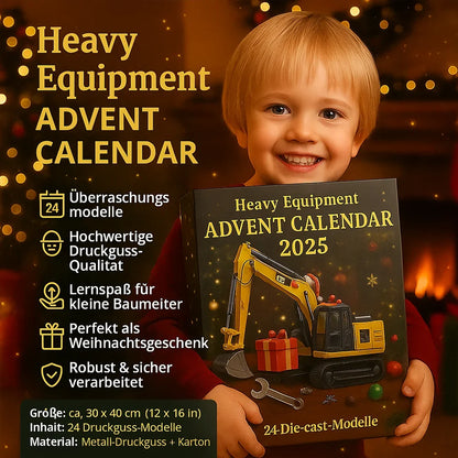 Baumaschinen Adventskalender 2026