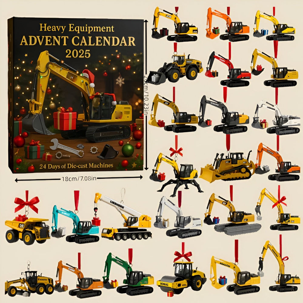 Baumaschinen Adventskalender 2026