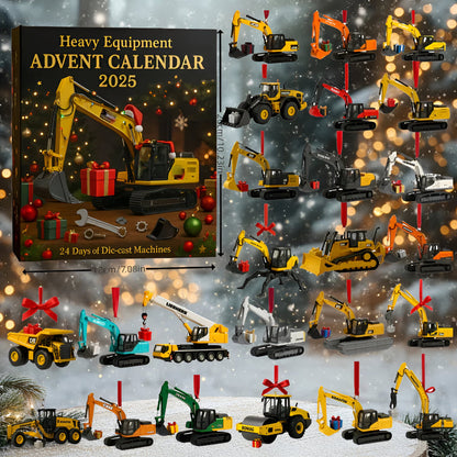 Baumaschinen Adventskalender 2026