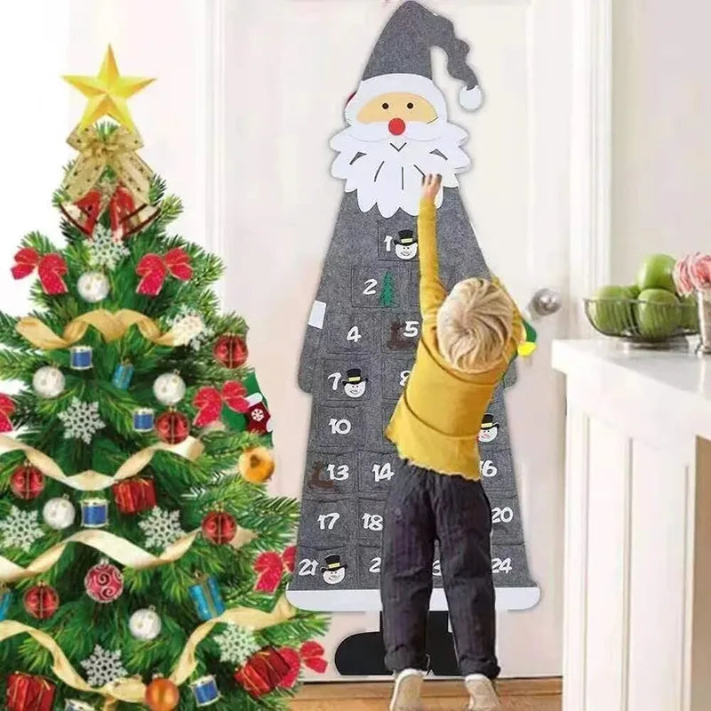 Weihnachtsmann Filz Adventskalender 2026