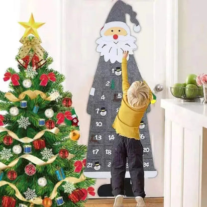 Weihnachtsmann Filz Adventskalender 2026