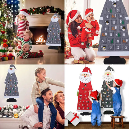 Weihnachtsmann Filz Adventskalender 2026