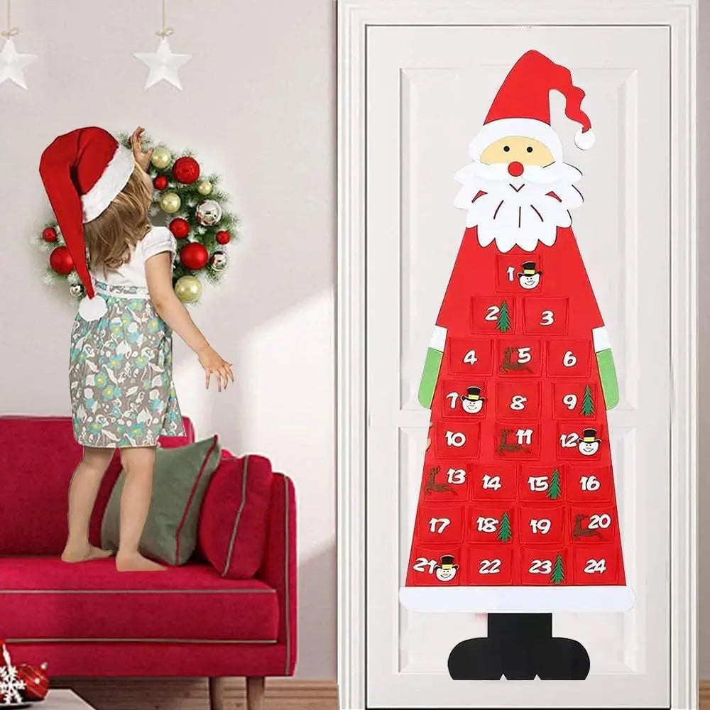 Weihnachtsmann Filz Adventskalender 2026