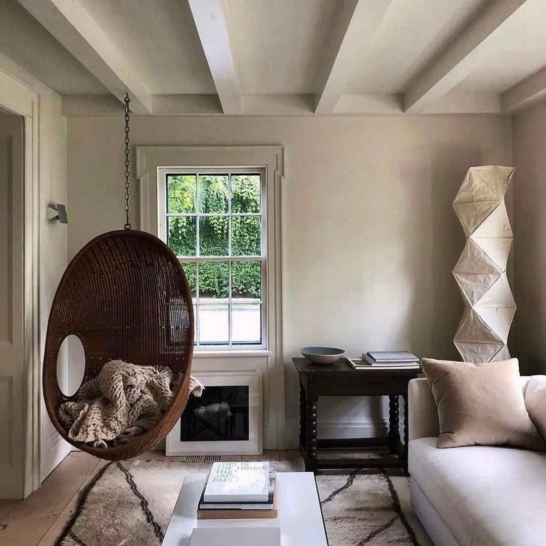 Lunora Haze | Lampadaire sculptural en papier de riz au style Japandi