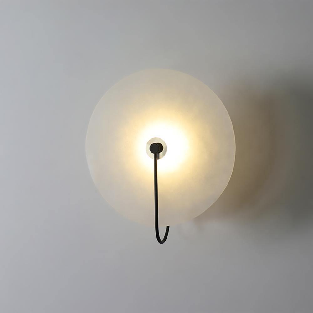 AlabasterBeam | Applique in alabastro | Illuminazione da parete LED lussuosa con luce calda per interni moderni e classici