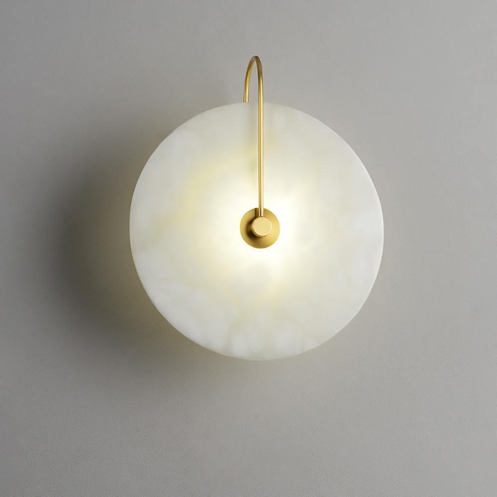 AlabasterBeam | Applique in alabastro | Illuminazione da parete LED lussuosa con luce calda per interni moderni e classici