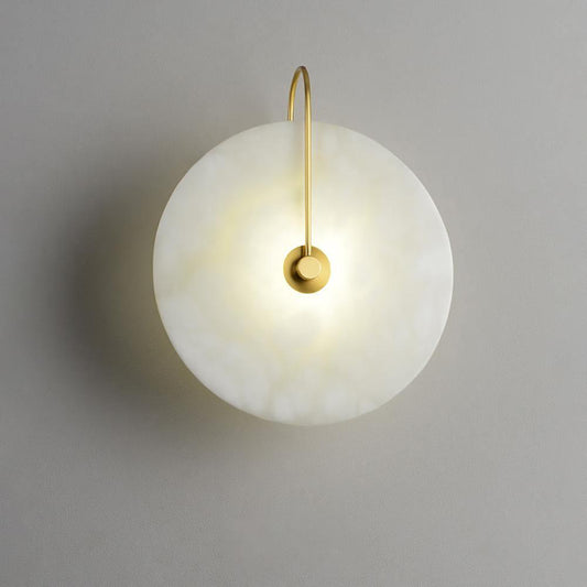 AlabasterBeam | Wandleuchte aus Alabaster | Luxuriöse LED-Wandbeleuchtung mit warmem Licht für moderne & klassische Innenräume