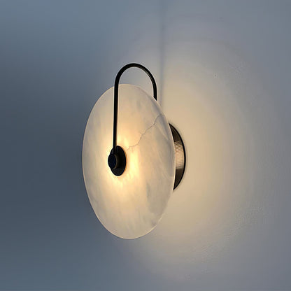 AlabasterBeam | Applique in alabastro | Illuminazione da parete LED lussuosa con luce calda per interni moderni e classici