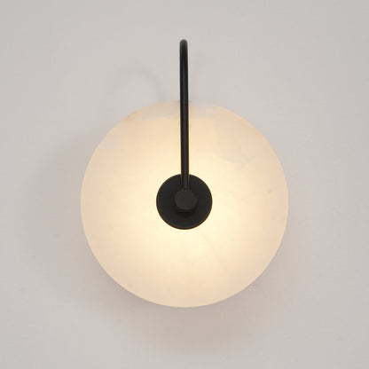 AlabasterBeam | Applique in alabastro | Illuminazione da parete LED lussuosa con luce calda per interni moderni e classici