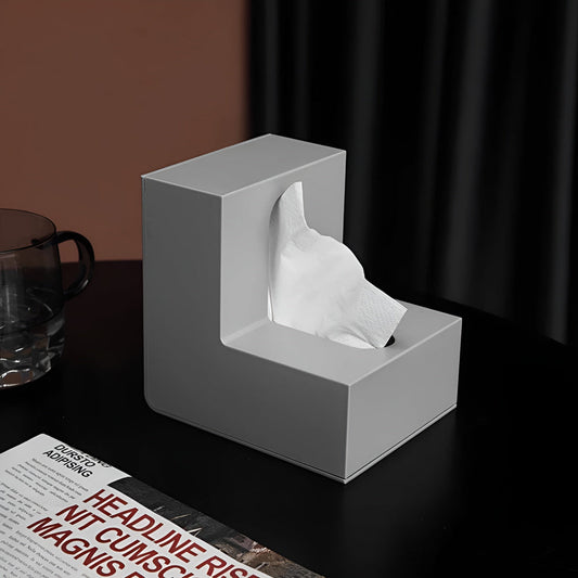 AngleEase – Moderner L-förmiger Tissuehalter | Eckige Aufbewahrungsbox für Taschentücher