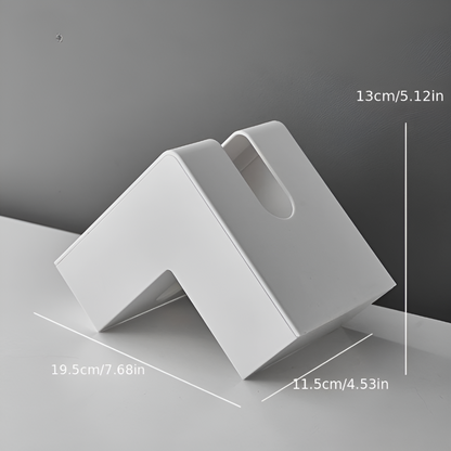 AngleEase – Modern L-Shaped Tissue Holder | Square Storage Box for Tissues
