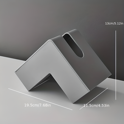 AngleEase – Modern L-Shaped Tissue Holder | Square Storage Box for Tissues
