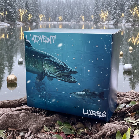 Hakvira | Fishing Tackle Advent Calendar with 24 Doors of Lures and Hooks