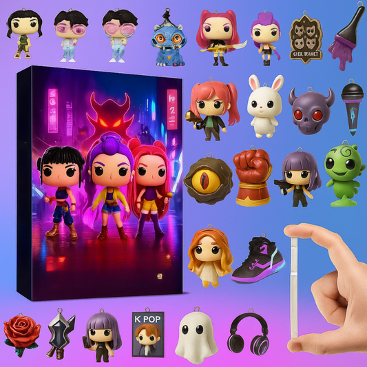 Mangira | Calendrier de l'Avent anime avec 24 figurines et pendentifs
