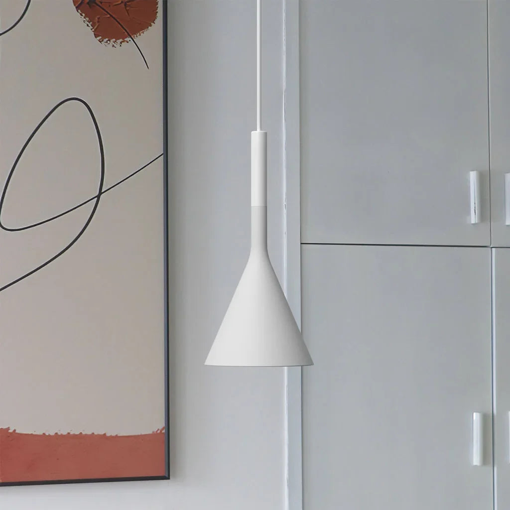 Lampada a sospensione Laval Cement effetto cemento – Lampada industriale a sospensione