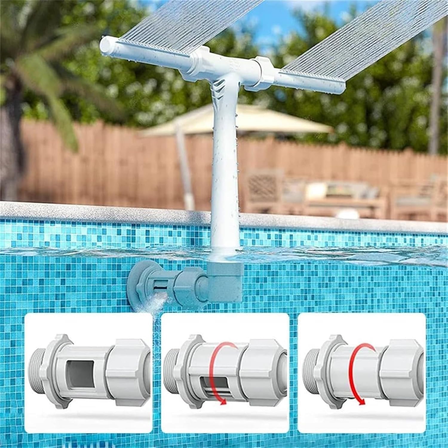 AquaLumen | RGB Solar-Poolbrunnen mit Fernbedienung 7