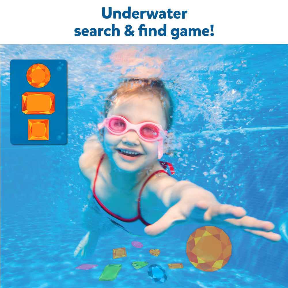 AquaQuest | Wasserspielzeug für Unterwasser-Schatzsuche mit Edelsteinen 0