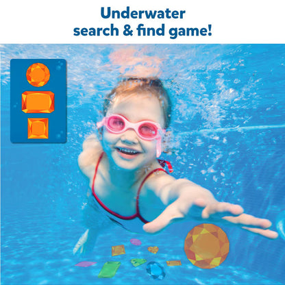 AquaQuest | Wasserspielzeug für Unterwasser-Schatzsuche mit Edelsteinen 0