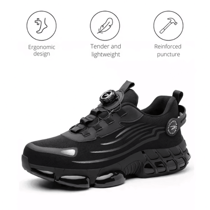 Stapora | Scarpe antinfortunistiche da uomo con chiusura a rotella e suola antiscivolo