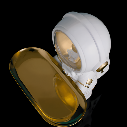 AstroTray – Vassoio decorativo astronauta in resina | Ciotola moderna per chiavi e accessori