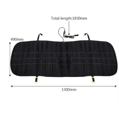 Hitzana | Beheizter Autositzbezug für die Rückbank, 12V, regelbar, 48 x 130 cm