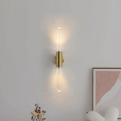Lampada da parete moderna in vetro a bastoncino – Design LED elegante per soggiorno, camera da letto e corridoio
