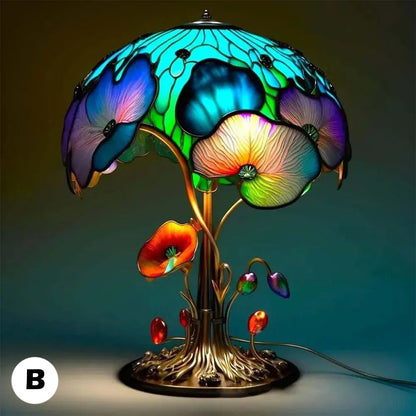 Fungelo | LED Pilzlampe aus Harz als dekorative Tischlampe