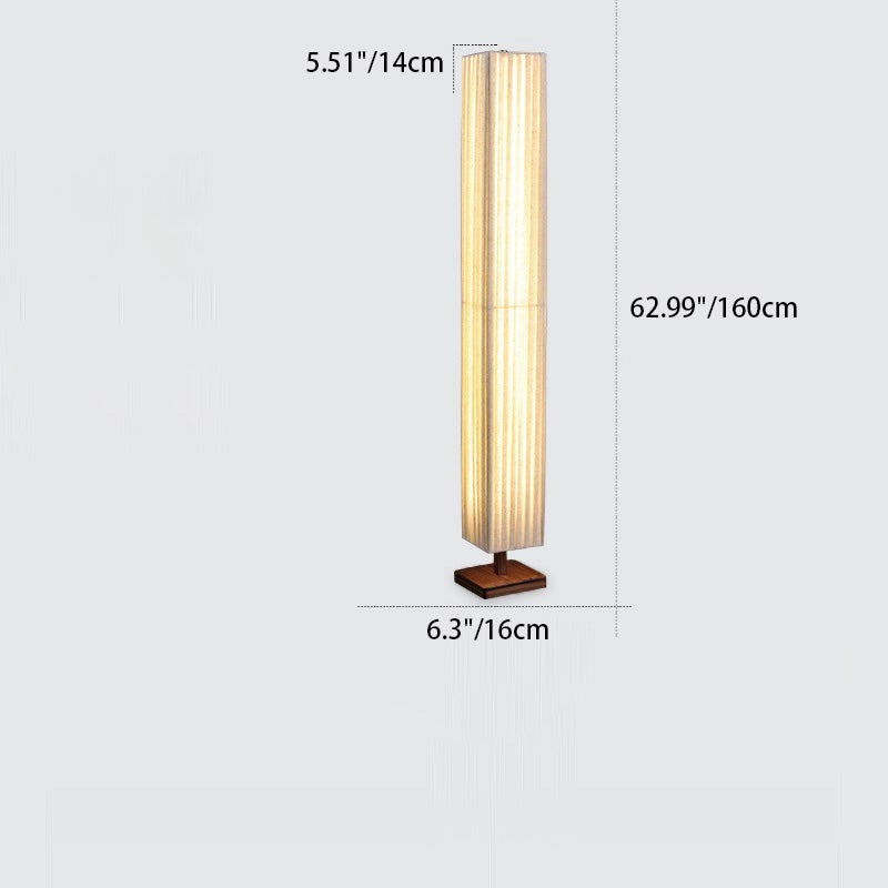 ZenLight | Lampada da terra Japandi in noce | Design in legno naturale e atmosfera LED calda per ambienti abitativi