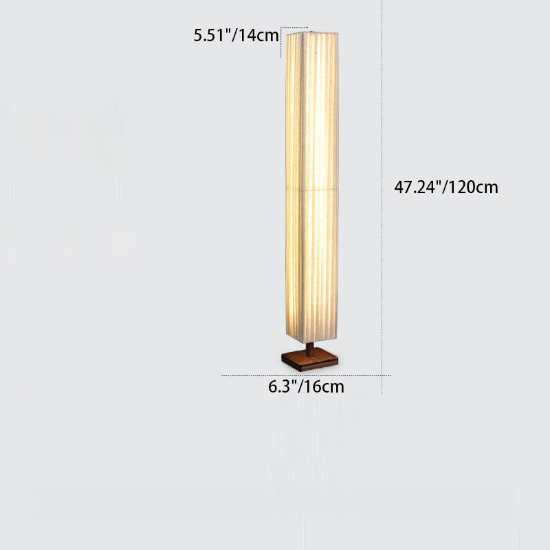 ZenLight | Lampada da terra Japandi in noce | Design in legno naturale e atmosfera LED calda per ambienti abitativi