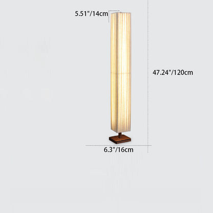 ZenLight | Lampada da terra Japandi in noce | Design in legno naturale e atmosfera LED calda per ambienti abitativi