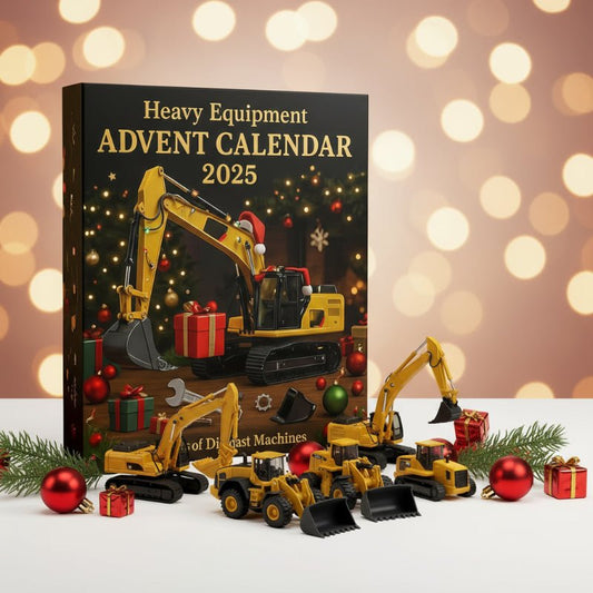 Heavycount | Kids Advent Calendar with 24 Construction Vehicle Surprises