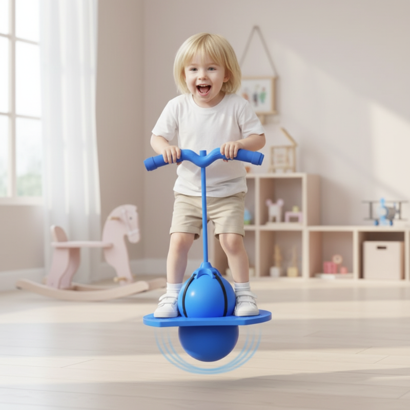 Balanzio | Hüpfball für Kinder mit Rutschfester Plattform 0