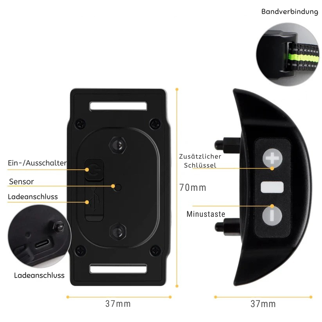 Barkless | Antibellhalsband für Kleine Hunde mit Ton und Vibration 1