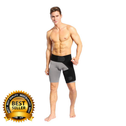 Stavora | Hip Support Brace with Compression and Adjustable Straps, Left or Right