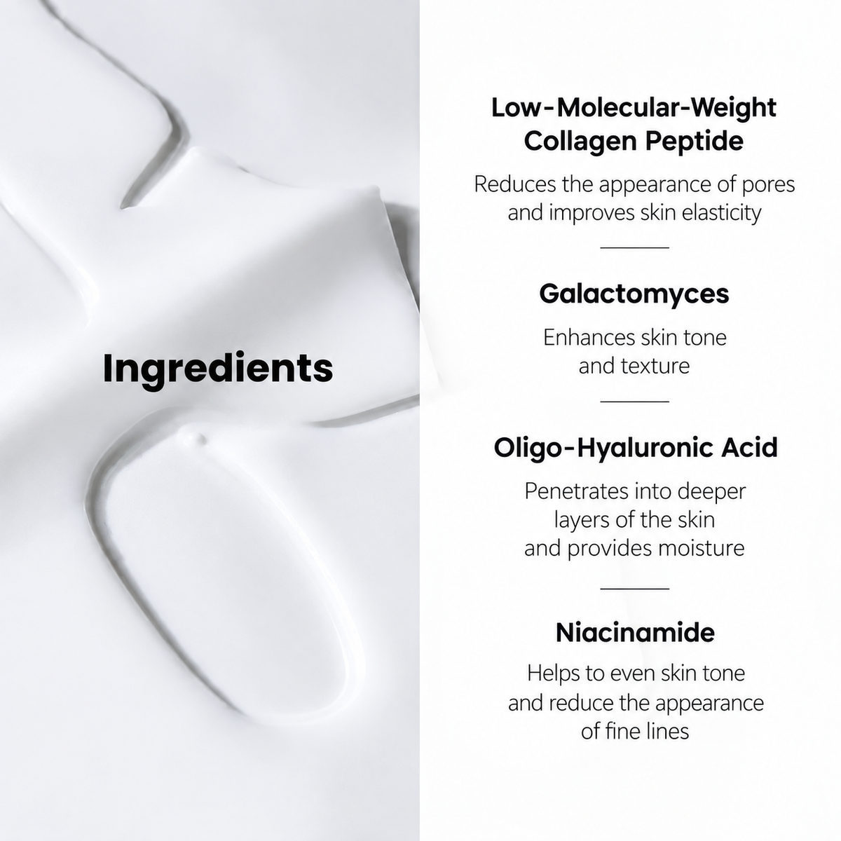 Maskelia | Maschera viso al collagene con acido ialuronico e niacinamide, 34 ml
