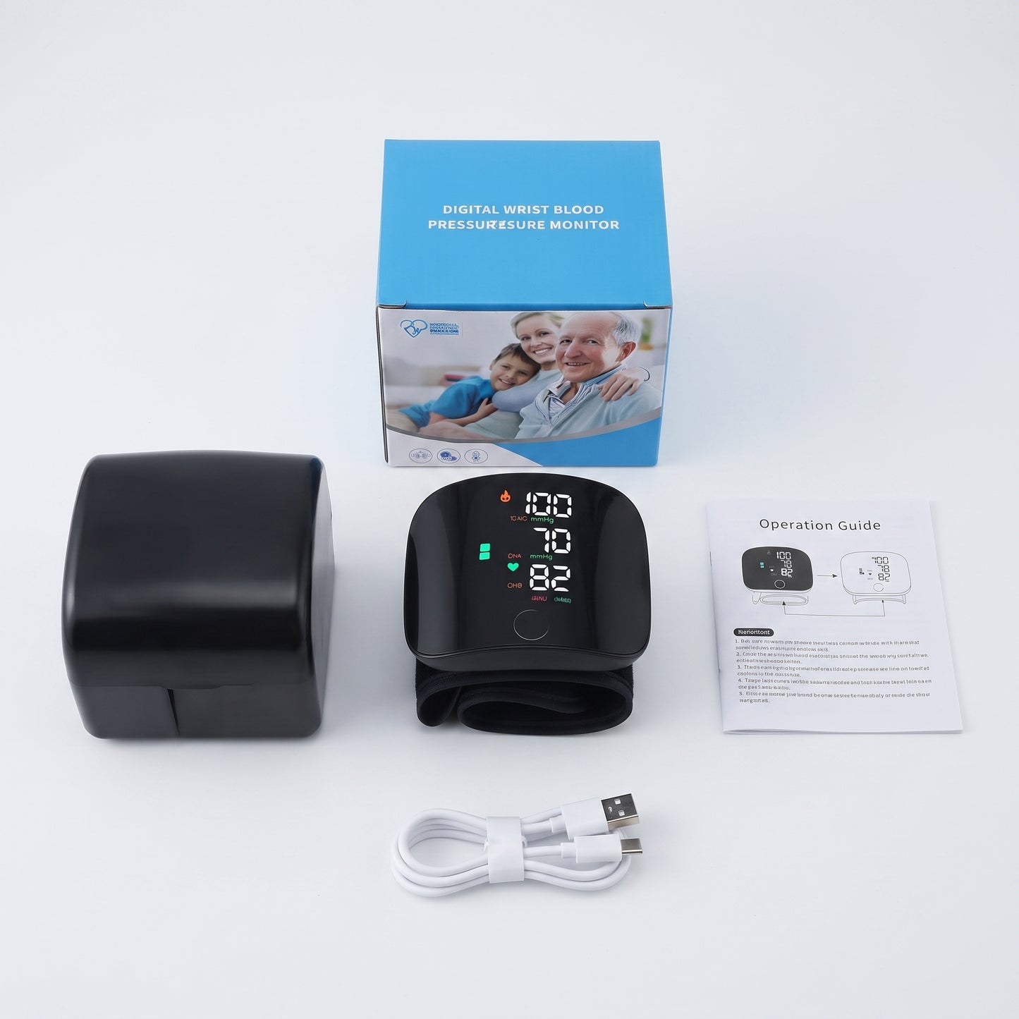 Vitalis | Digitales Handgelenk-Blutdruckmessgerät mit LED-Anzeige