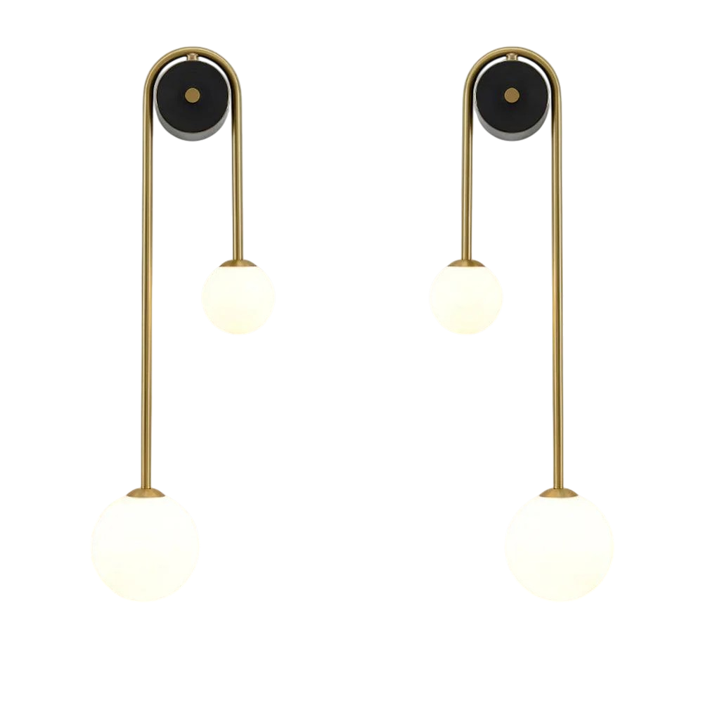 Florania – Elegante lampada da parete con design ad arco
