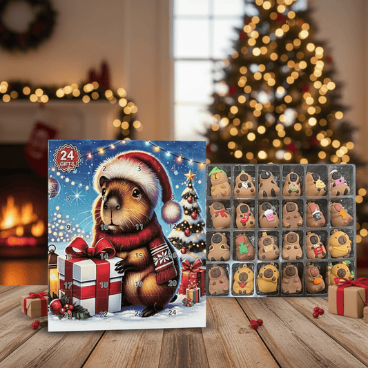 Capolina | Calendario de Adviento infantil con 24 figuras de capibara