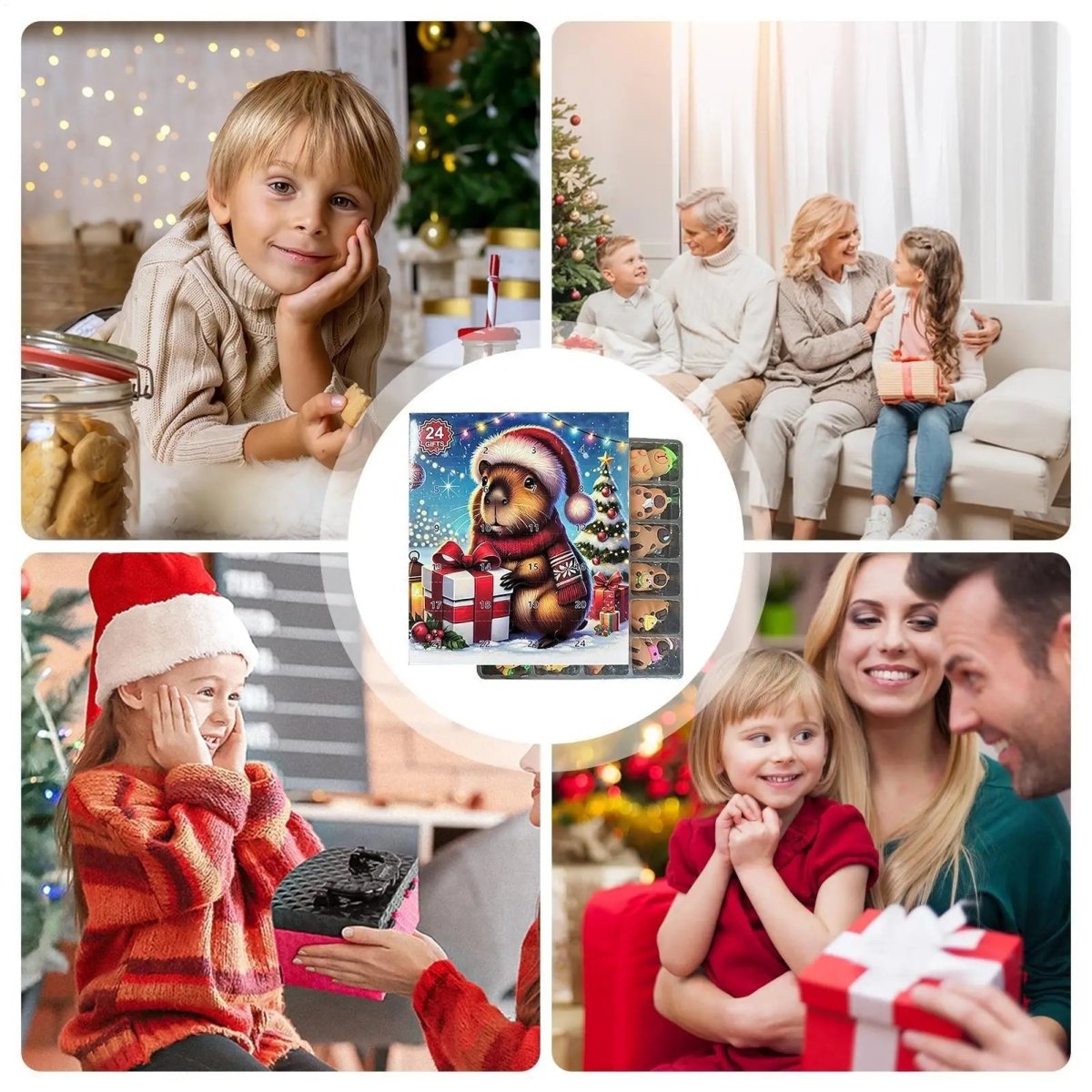 Capolina | Kids Advent Calendar with 24 Capybara Figures and Accessories