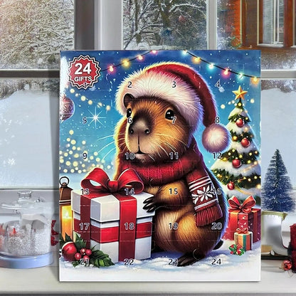 Capolina | Kids Advent Calendar with 24 Capybara Figures and Accessories