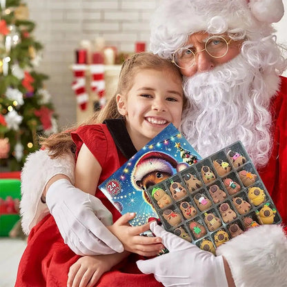 Capolina | Kids Advent Calendar with 24 Capybara Figures and Accessories
